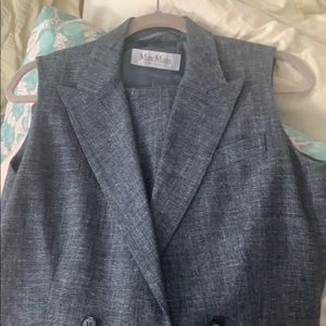 Max Mara Vest and Pant Suit